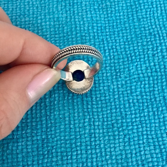 Artisan Crafted Sterling Silver Lapis Ring - Picture 4 of 8